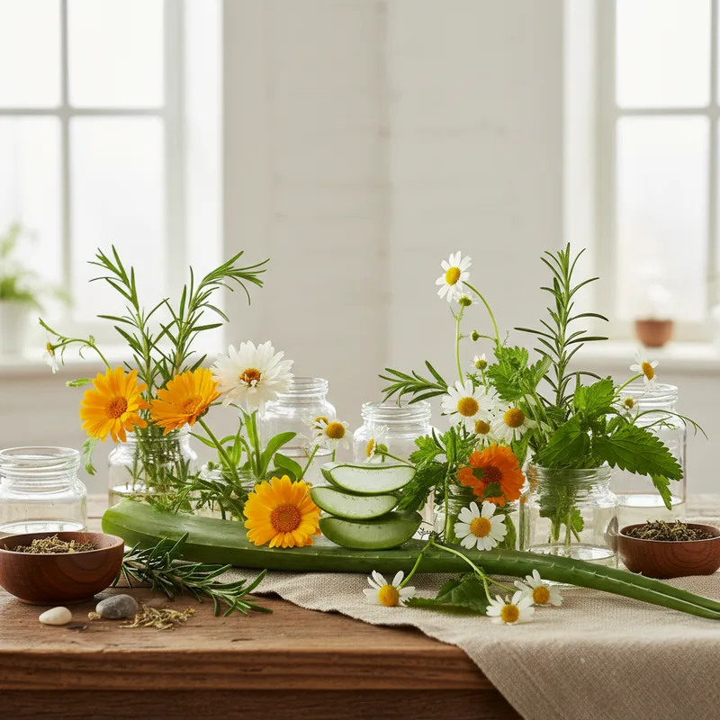 Plantes médicinales pour la peau : 8 végétaux aux vertus dermatologiques prouvées